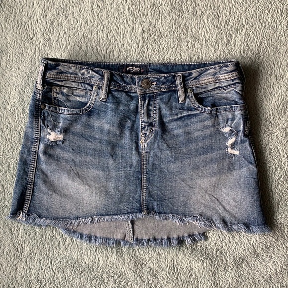 Silver Jeans Skirt Francy Mini - Picture 1 of 2
